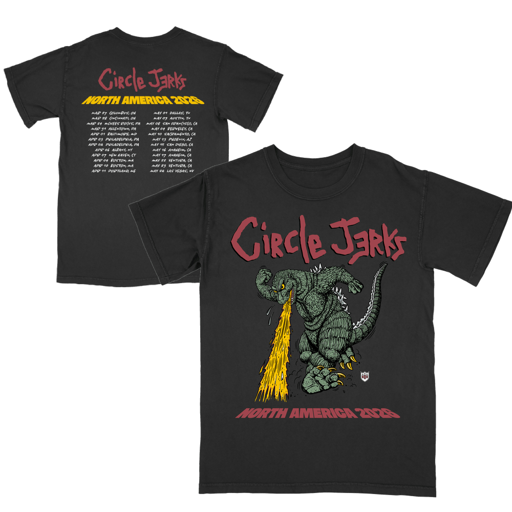 2026 North American Tour T-Shirt (Black) – Circle Jerks