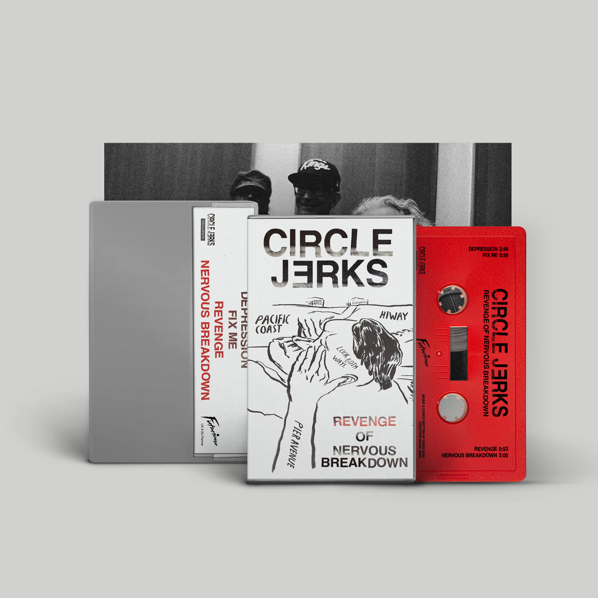 Circle Jerks - Revenge Of Nervous Breakdown Cassette (Red)