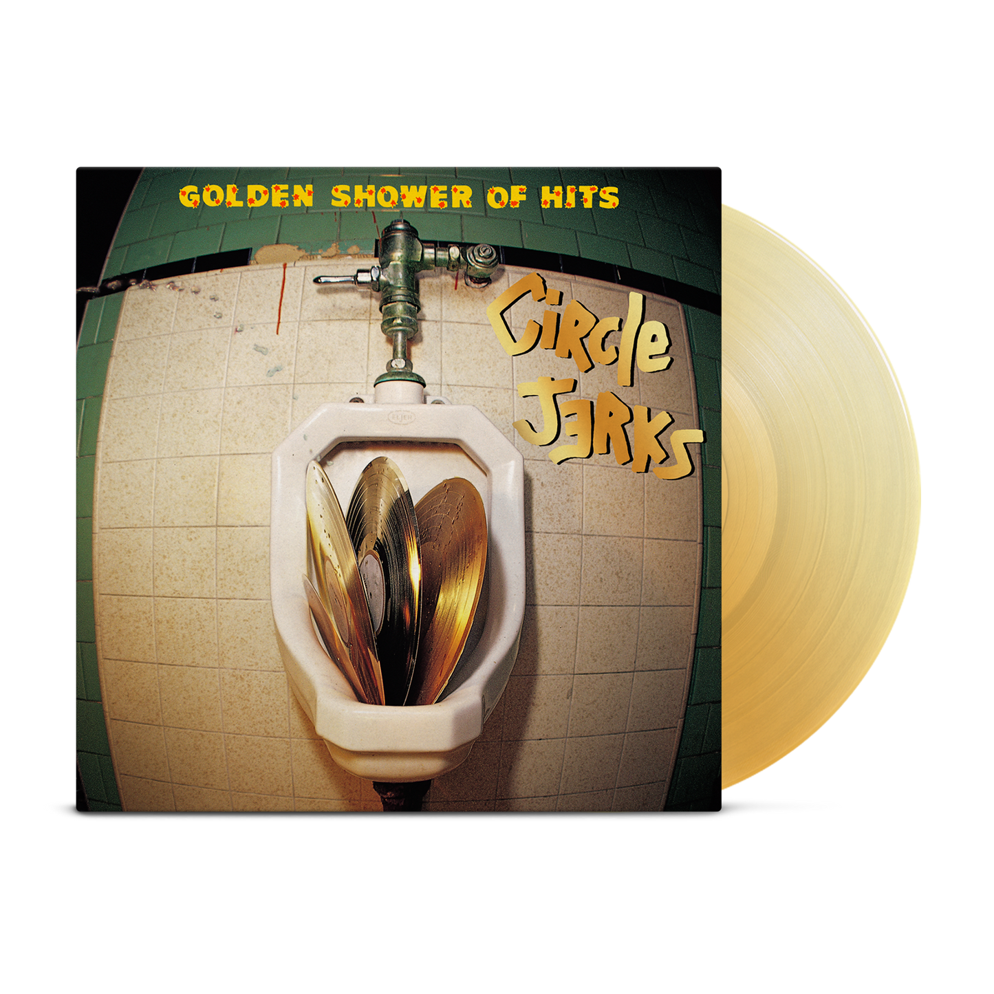 Golden Shower of Hits LP (Gold) & When The Shit Hits The Fan 7" (Glow-in-the-Dark) Bundle