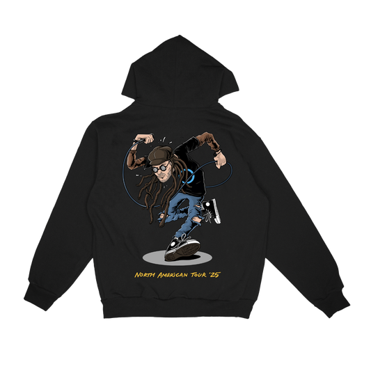 Skankman 2025 Tour Zip-Up Hoodie (Black)