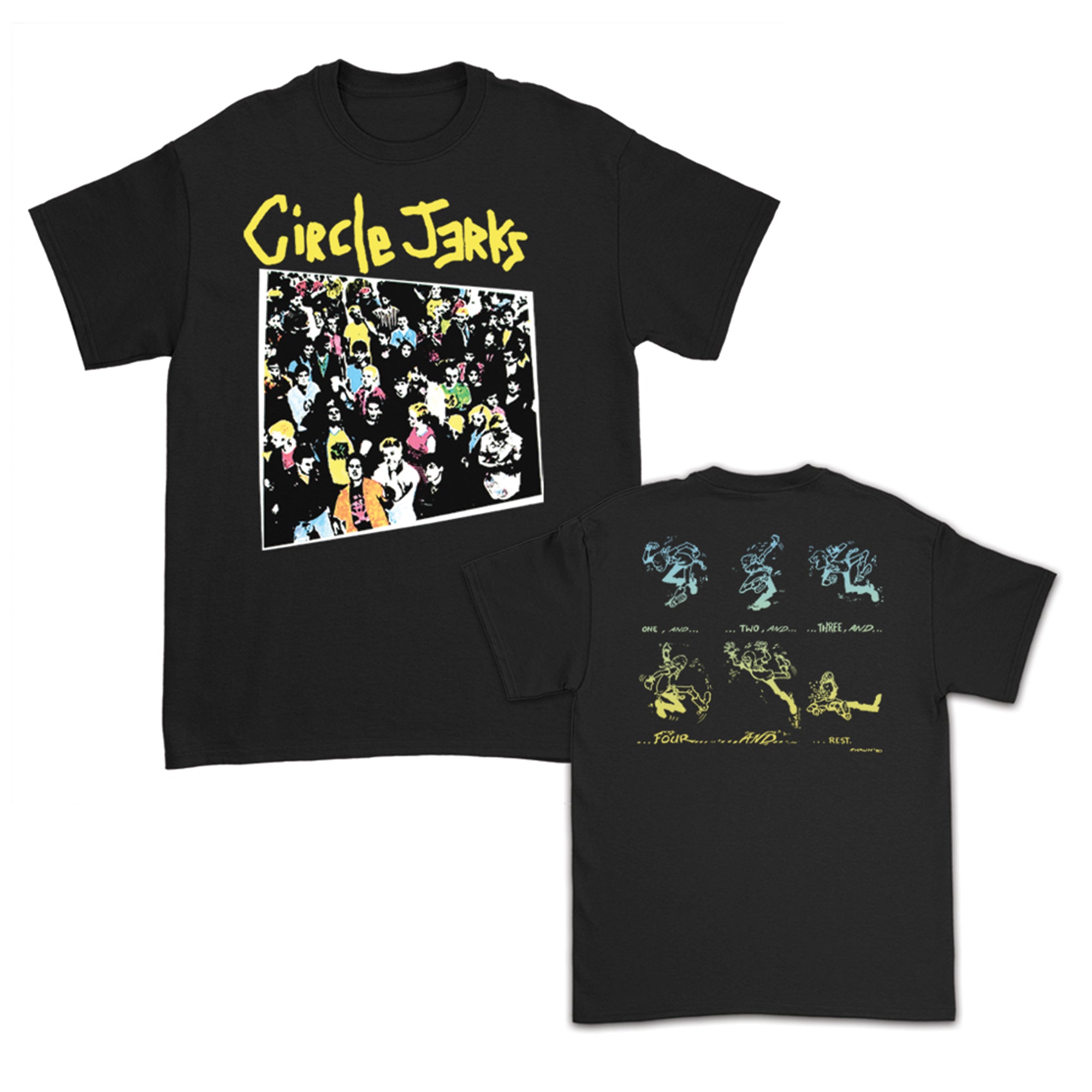 CIRCLE JERKS 1.2.3.4&rest Tシャツ オフィシャル Circle Jerks Official Store