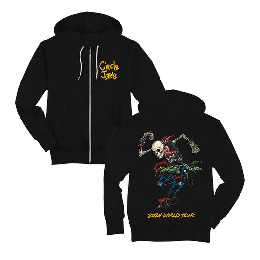 2024 Tour Zip-Up Hoodie (Black)