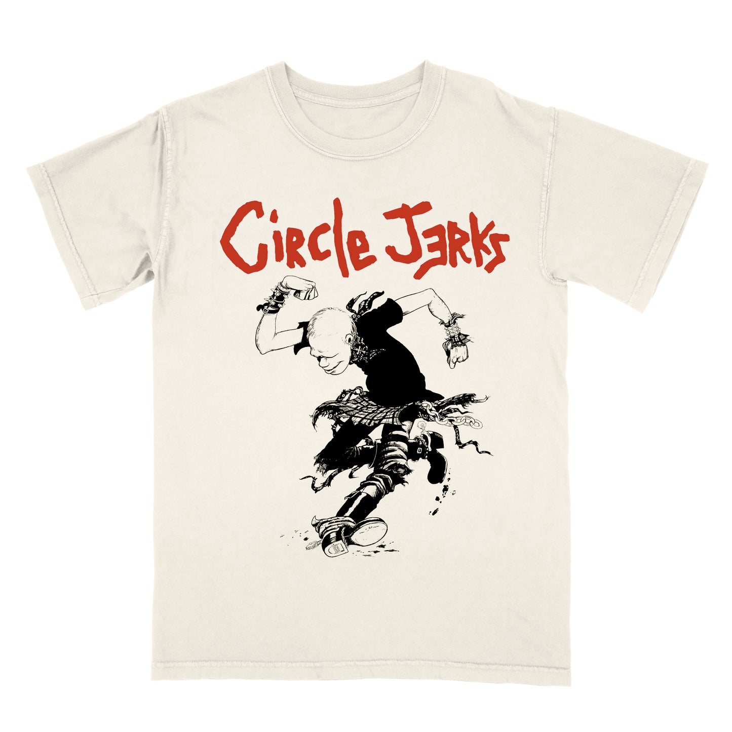 Skankman Outline T-Shirt (Ivory)