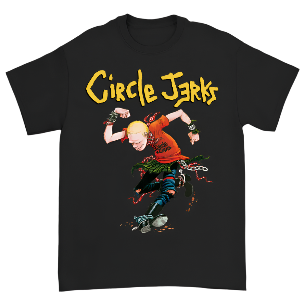Full Color Skank Man T-Shirt (Black) – Circle Jerks