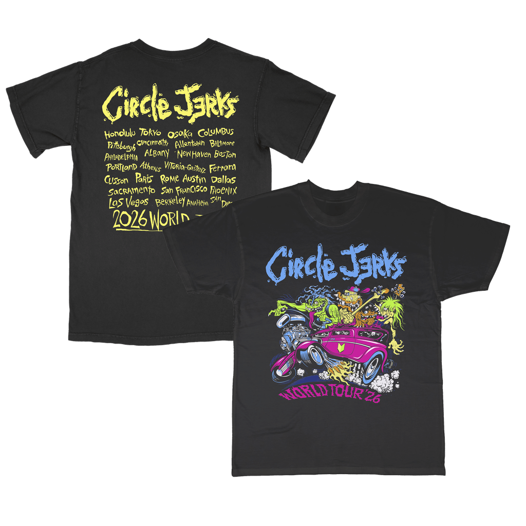 World Tour '26 T-Shirt (Black) – Circle Jerks