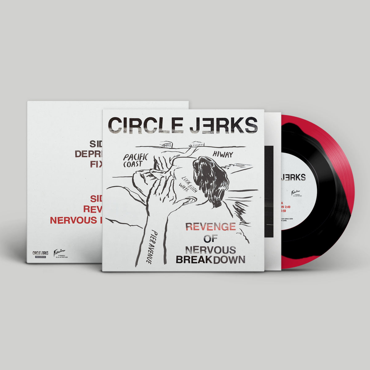 Circle Jerks - Revenge Of Nervous Breakdown 7-Inch (Red/Black)