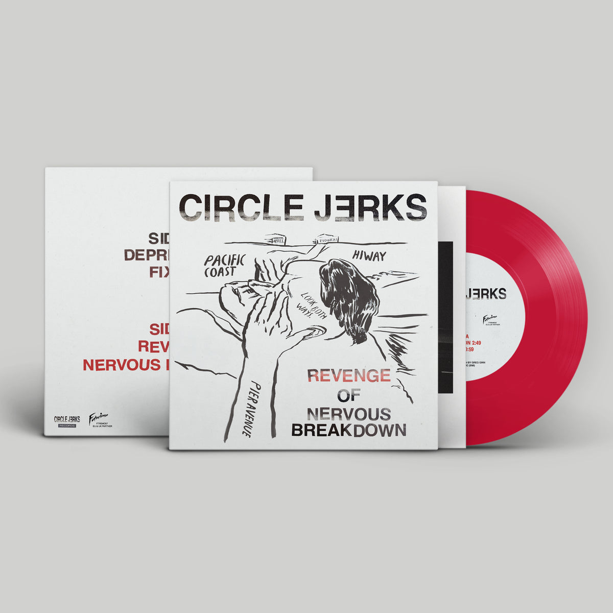 Circle Jerks - Revenge Of Nervous Breakdown 7-Inch (Red)