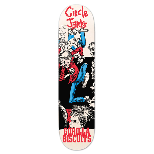Circle Jerks x Gorilla Biscuits Skate Deck (Skankman)