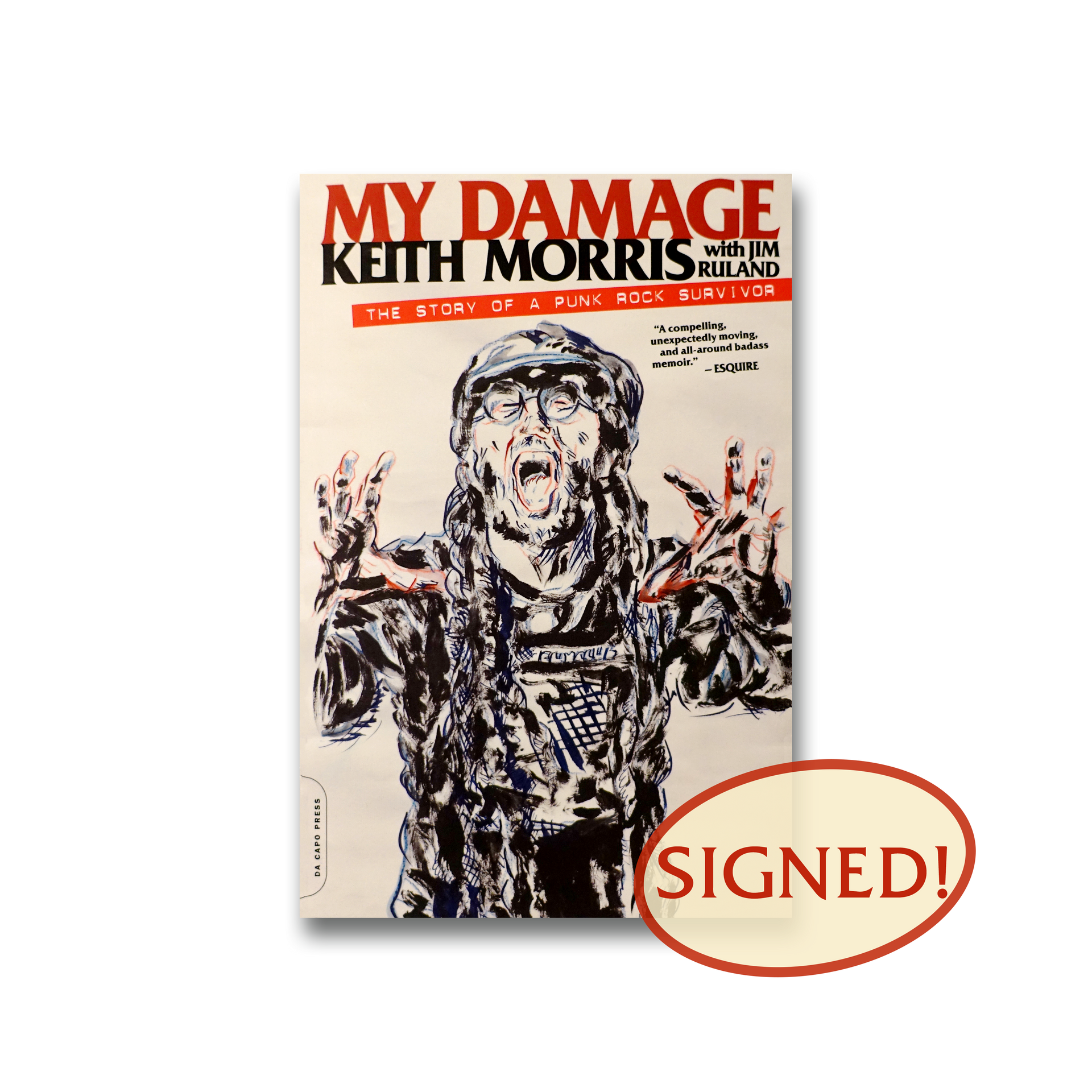 Mark Perry - Snappy Turns アート ロック SIGNED COPY OF MY DAMAGE: THE STORY OF – Circle Jerks