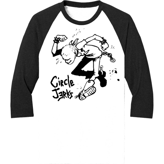 Skankman Raglan (White/Black)