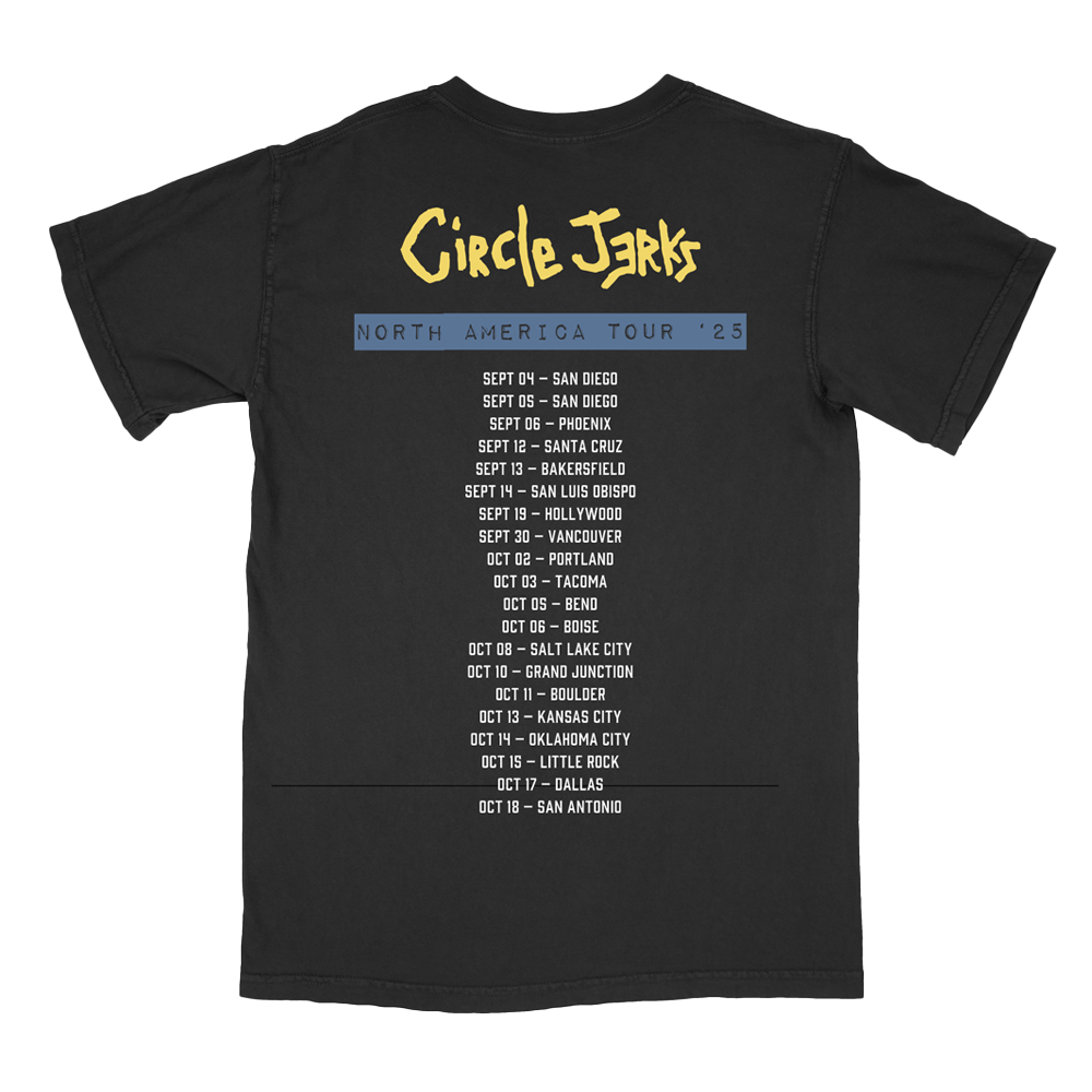 Skankman 2025 Tour T-Shirt (Black)