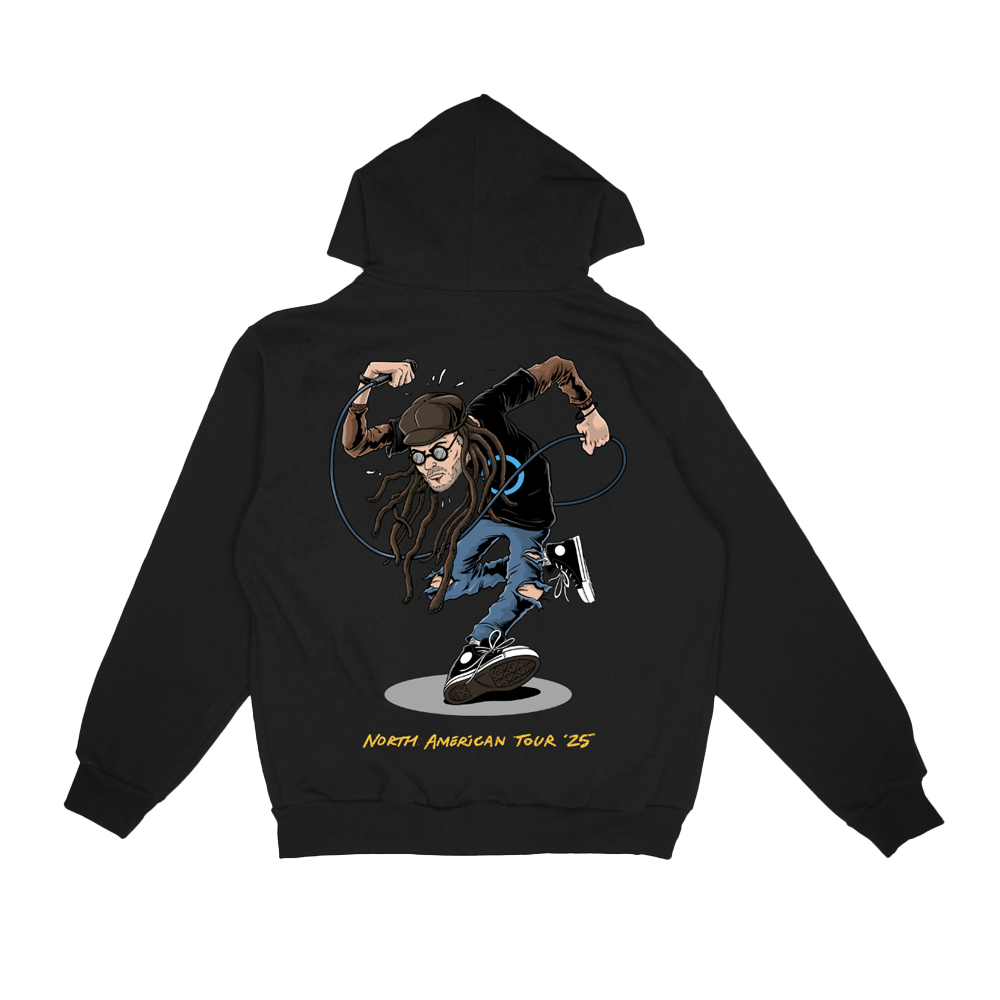 Skankman 2025 Tour Zip-Up Hoodie (Black)