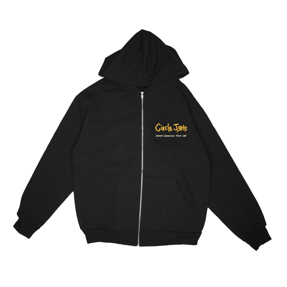 Skankman 2025 Tour Zip-Up Hoodie (Black)